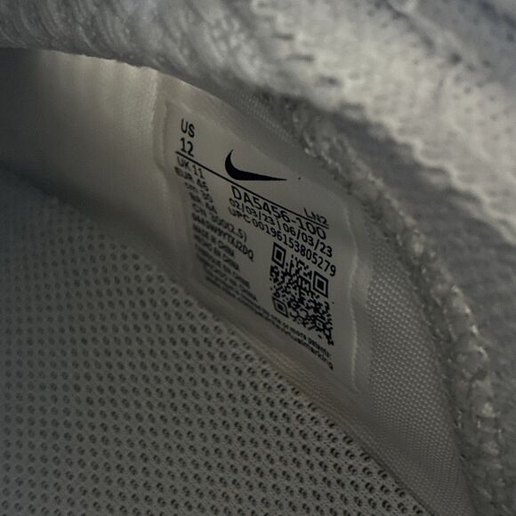 Nike Vapor Edge Pro 360 2 White Platinum Men Size 12 Football Cleats DA5456-100 main image 5